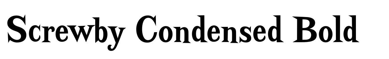Screwby Condensed Bold